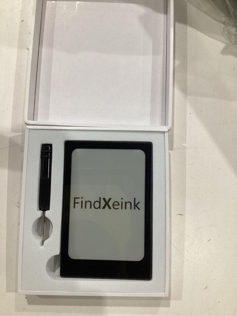 Condition photo showing Good Condition for for dad,mini photo frame, 4.0 inch e ink photo frame, 768x528 ips four-colour ink screen, energy saving portable picture frame - perfect father's day & everyday gift for men women (black)