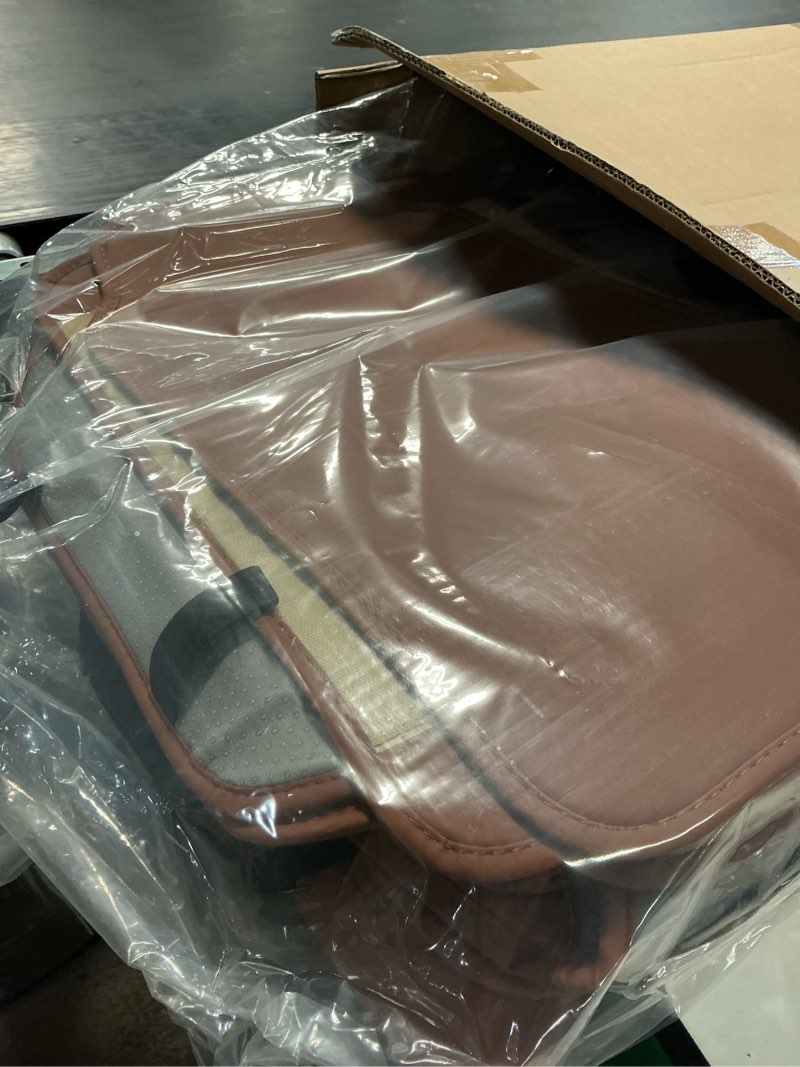 Condition photo showing Good Condition for car seat covers full set fauxleather,5 seats universal seat for cars,2023 seat cushion protector waterproof,brown leather seat set,suitable suv trucks seat covers,front pair and rear brown full set