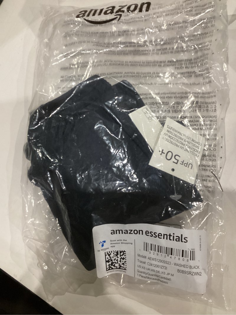 Amazon Essentials Women's Bandeau Swim Top, Washed Black, X-Small