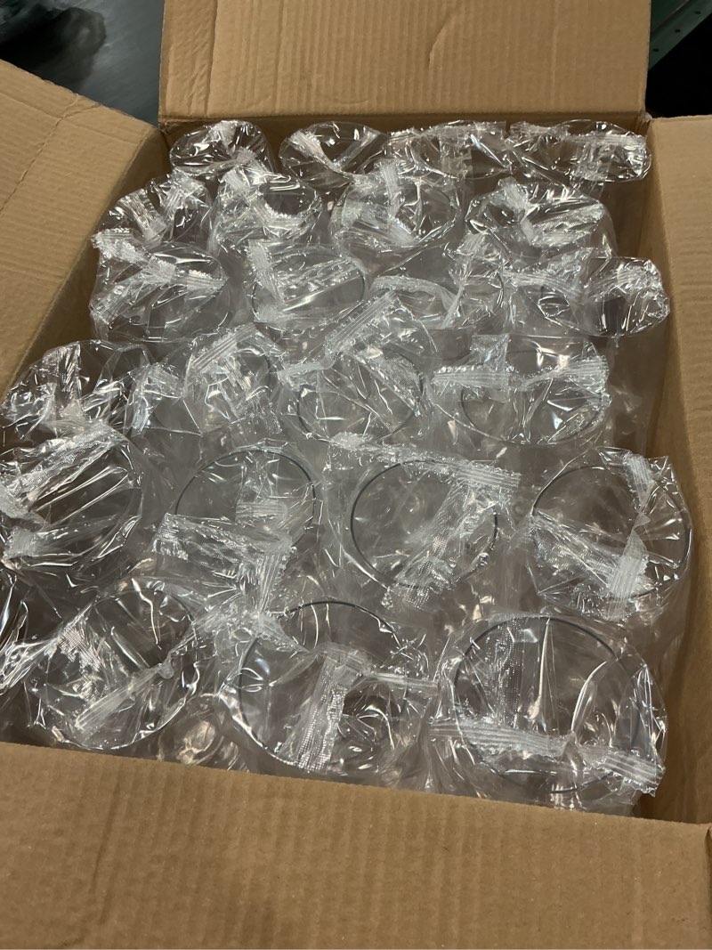 Condition photo showing Good Condition for reli. disposable wine glasses (48 pack, 12oz) plastic stemless wine glasses disposable | clear and stemless for parties, cocktails, whiskey, weddings | shatterproof
