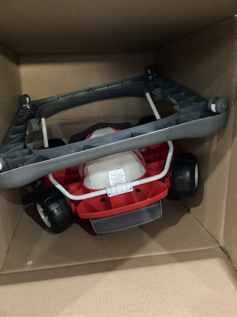 Condition photo showing As Is for USED Smart Steps Trend 5.0 Activity Walker with Removable Toy Bar (Lights and Sounds), Adjustable Height and Flat Fold Frame for Storage, Ages 6 Months +, Speedster Red