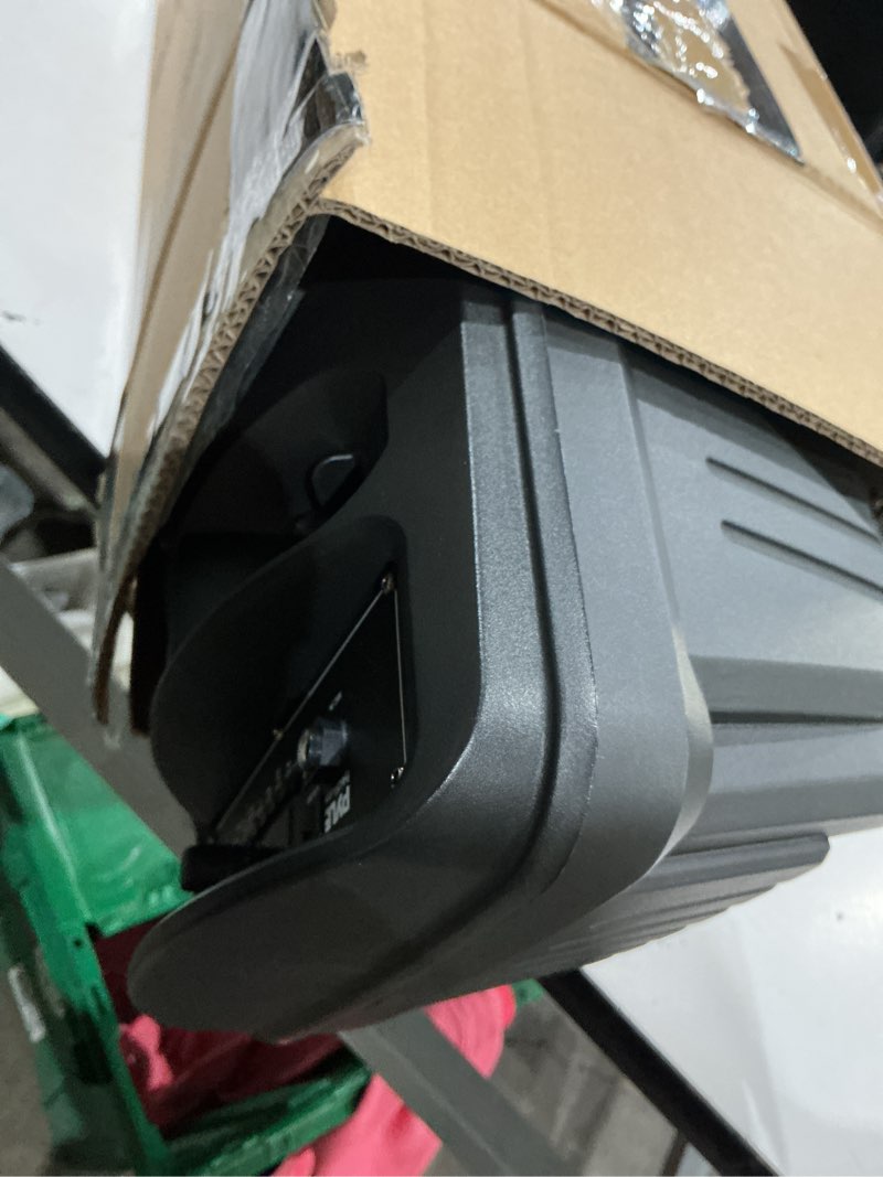 Condition photo showing Good Condition for pyle portable bluetooth pa speaker system - 600w rechargeable outdoor bluetooth speaker portable pa system w/ dual 8” subwoofer 1” tweeter, microphone in, party lights, usb, radio, remote - pphp2835b