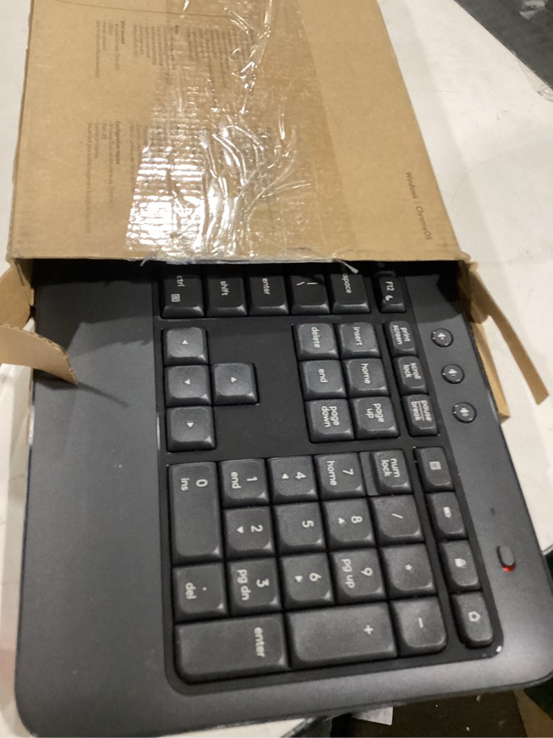 Condition photo showing Good Condition for Logitech MK540 Advanced Wireless Keyboard and Mouse Combo for Windows, 2.4 GHz Unifying USB-Receiver, Multimedia Hotkeys, 3-Year Battery Life, for PC, Laptop 2024 Model
