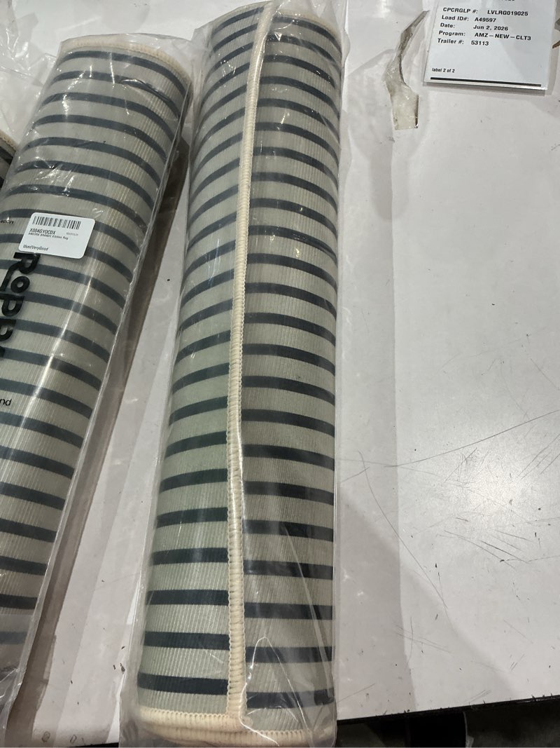 Condition photo showing Good Condition for angora brands modern kitchen rug - versatile kitchen floor mat - 47” x 20” - non-slip - by roppa