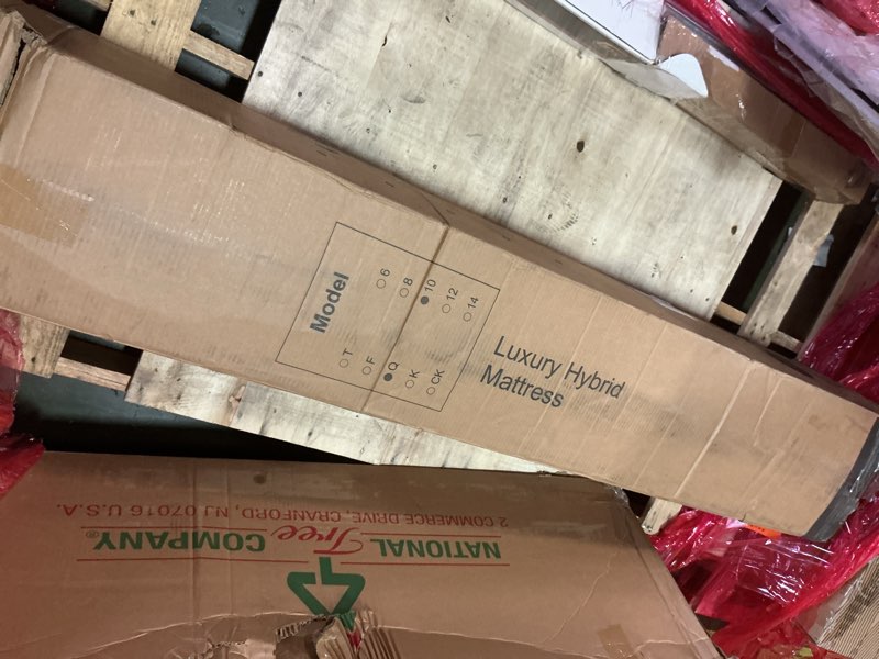 Condition photo showing New/Like New for Queen Mattress 10 Inch Medium Firm,Hybrid Queen size Bed Mattress, Memory Foam Mattresses in a Box for Pressure Relief, Individual Pocket Spring-Motion Isolation with Edge Support, CertiPUR-US White 10 Inch Queen Medium Firm
