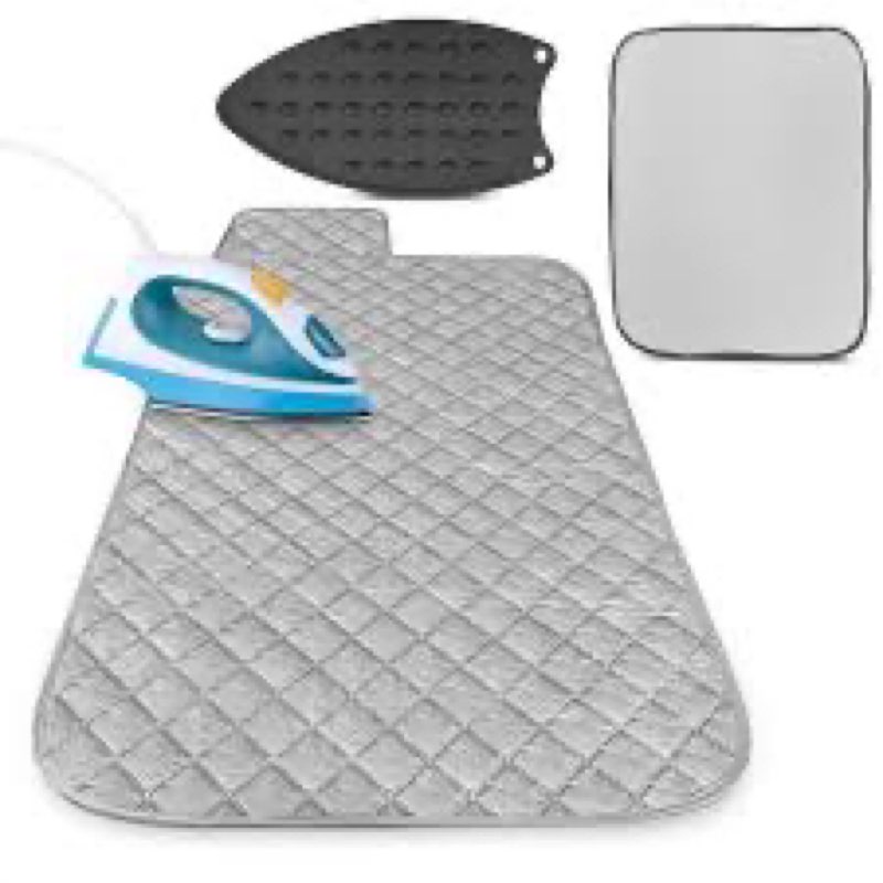 Portable Table Top Ironing Mat Laundry Pad Heat Resistant Blanket Dryer Cover