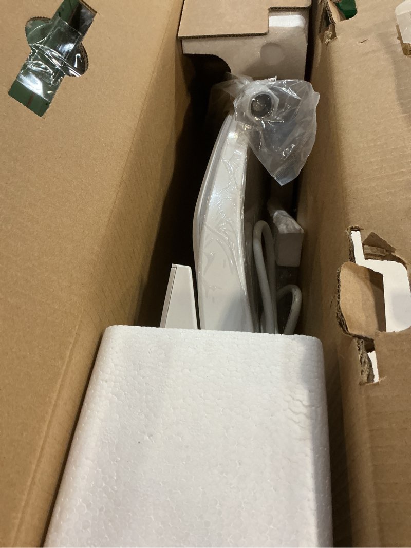 Condition photo showing Good Condition for sr sun rise electric bidet toilet seat elongated - dual nozzles for female & hip, comfort heated seat & air dryer, 6 wash modes, remote & knob control, silent close lid, nightlight, ultra-slim