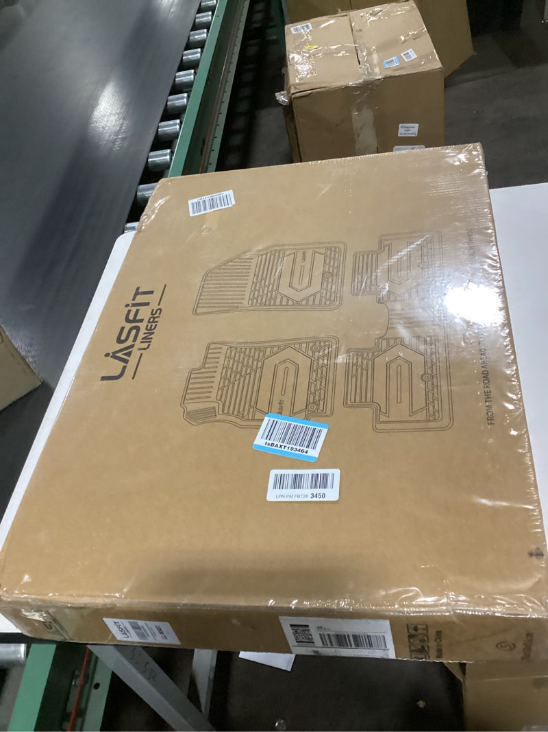 Condition photo showing Good Condition for LASFIT Floor Mats for Nissan Altima 2025 2024 2023 2022 2021 2010 2019, Custom Fit All Weather Protection Durable TPE Floor Liners for 2019-2025 Altima S/SL/SR/SV/Platinum 1st & 2nd Row Car Mats,Black 1)For Nissan Altima | 2019-2025 | Floor Mats