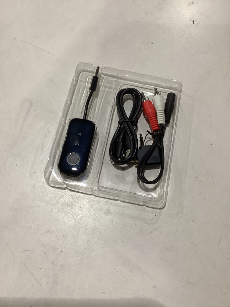 Condition photo showing Good Condition for premium pro bluetooth 5.4 transmitter receiver,airplane audio adapter,wireless transmitter for tv/travel flight,airline,gym.compatible with 2 airpods/headphones,bluetooth receiver for car/home stereo black