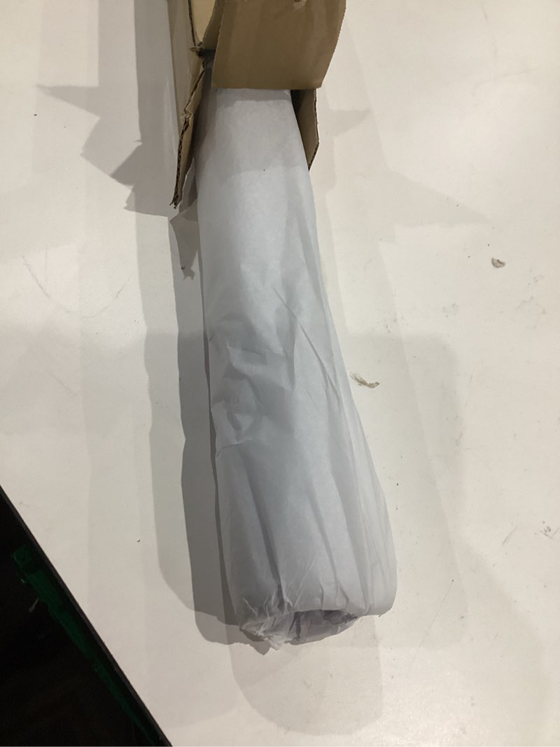 Condition photo showing As Is for Clear Desk Mat, Non-Slip PVC Desk Protector Mat with Round Edge, Heat Resistant & Waterproof Clear Desk Writing Mat for Home and Office (55.1''*23.6'')