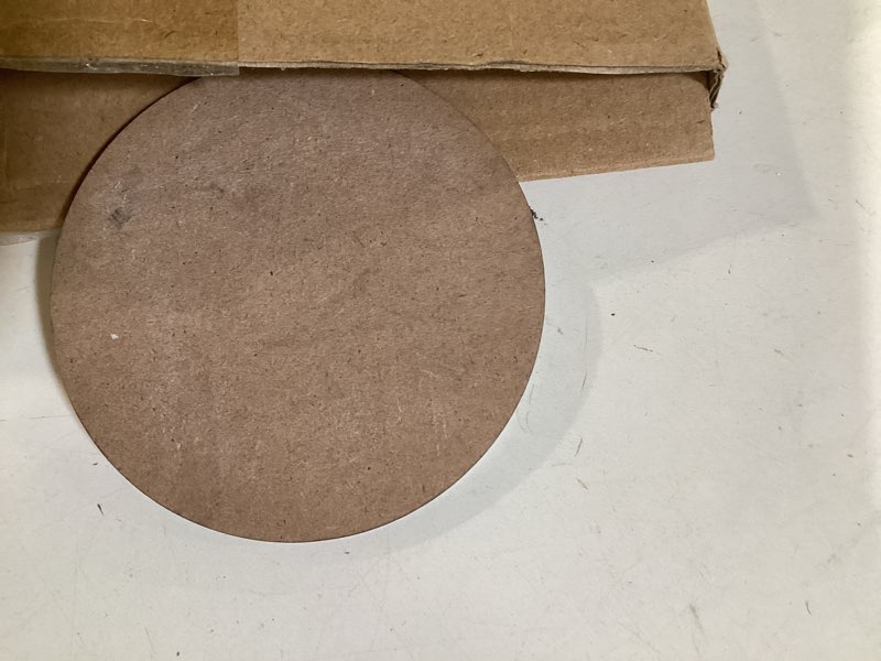 Condition photo showing New/Like New for 30pcs sublimation buttons blanks with pins 3 inch mdf buttons pins sublimation blanks christmas for school projects sublimation name tags blanks diy crafts