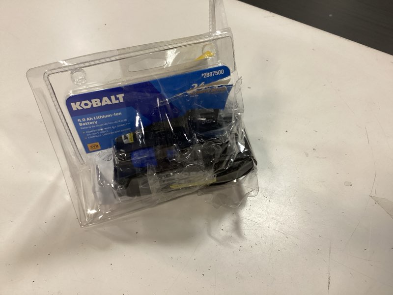 kobalt ultimate output 24 -volt 1 -pack lithium ( 4 ah battery ) item #2887500 | model #kxb 424-03
