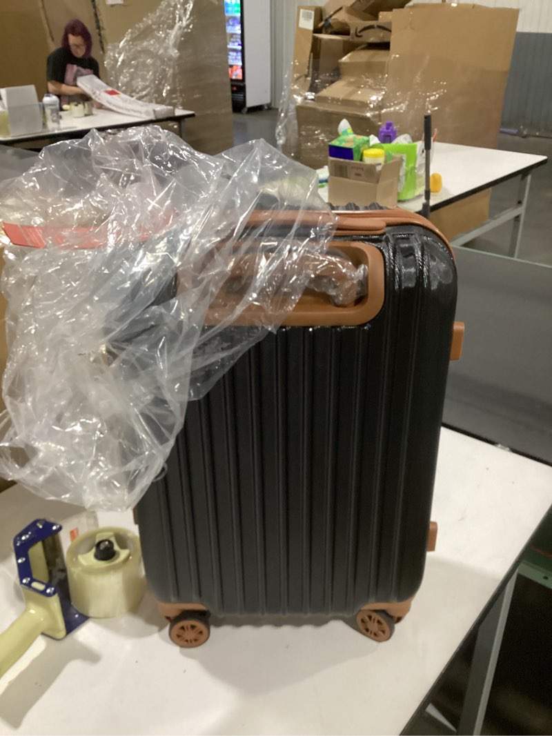 Condition photo showing Good Condition for (Similar to)ZenStyle Hardside Expandable Luggage with Spinner Wheels, 21 Inch Carry On Luggage Airline Approved, Lightweight Travel Suitcase with Height Adjustable Handle (Champagne)