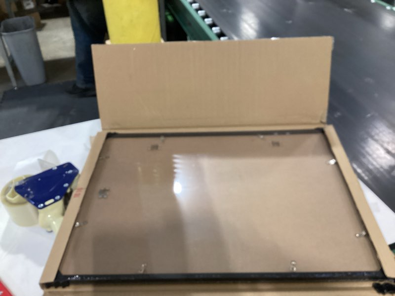 Condition photo showing Good Condition for LaVie Home 17x24 Picture Frame for Wall Display, 17x24 Black Picture Frame with HD Plexiglas, 17 x 24 Photo Frame 1 Pack, Display Frame for Vertical or Horizontal, Classic Collection