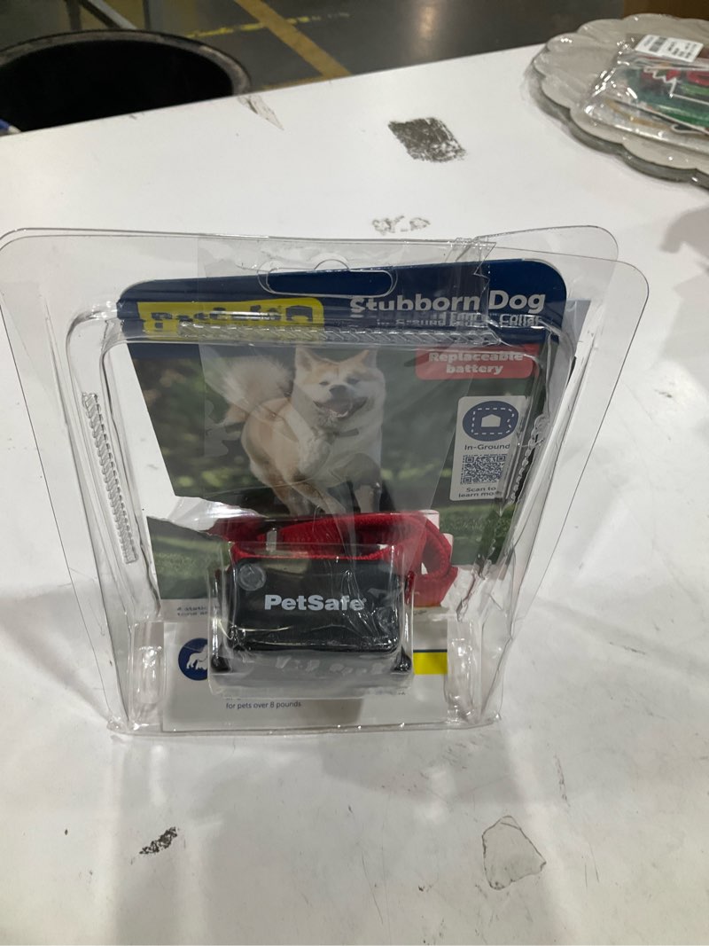 Condition photo showing Good Condition for petsafe stubborn dog pet fence receiver collar only - in-ground containment collar, waterproof - tone, vibrae & static correction for dogs 8lb and up - from the parent company of invisible fence brand stubborn dog collar only extra collar only