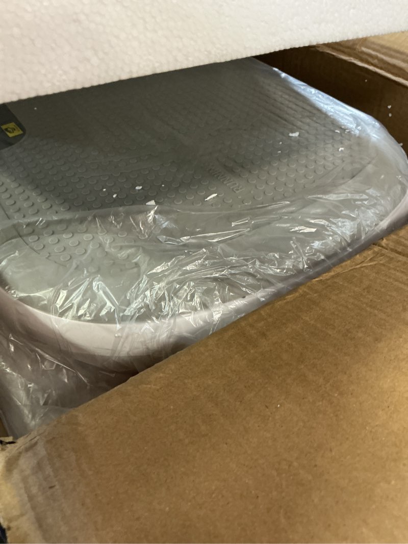 Condition photo showing Good Condition for merach vibration plate exercise machine, vibration plate 440 lbs capacity, bluetooth and silicone pedal, stimulate deep fat, vibration plate for lymphatic drainage, vibrating for weight loss grey