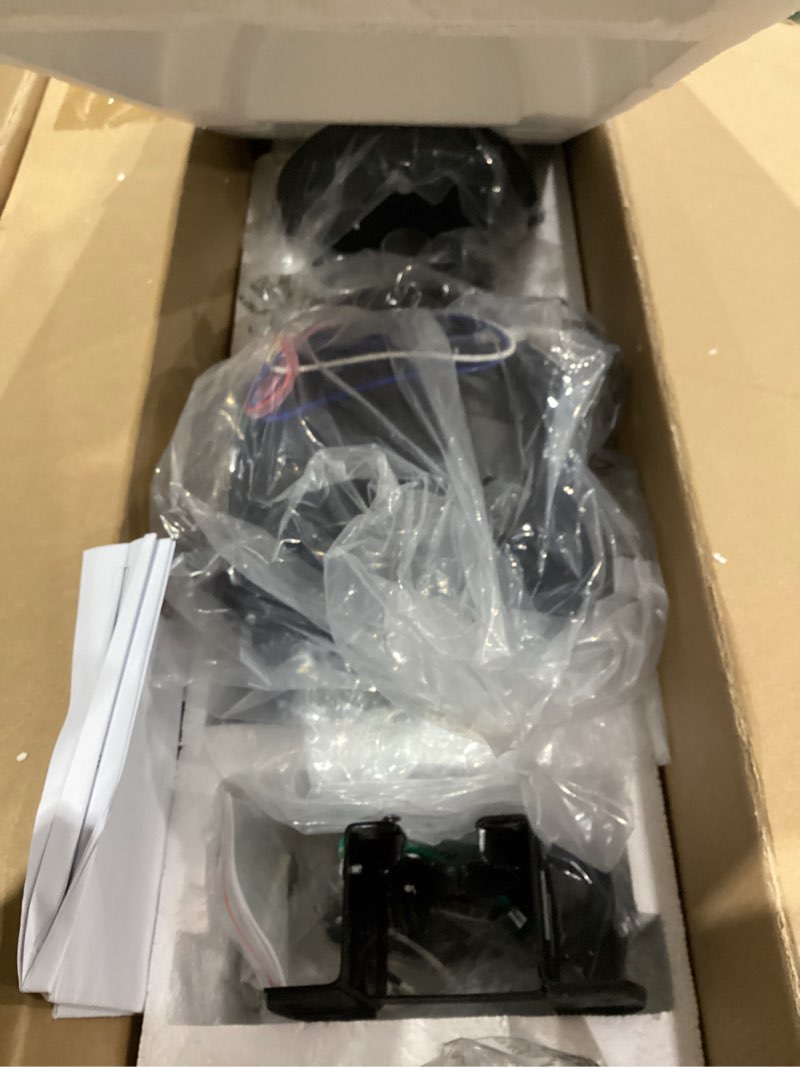 Condition photo showing item condition for Fanbulous 52" Ceiling Fans with Lights and Remote Control, Flush Mount Ceiling Fan with 3 LED Colors,Outdoor Ceiling Fans with 2 Downrods 6-Speeds Reversible DC Motor for Patio Bedroom Living Room