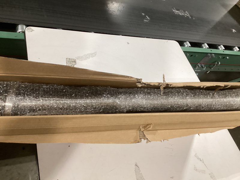 Condition photo showing Good Condition for Toilet Support Rail 23.4X 28 Inch, Munzong Anti-Slip Chrome Handicap Grab Bar for Bathroom, Stainless Steel Knurled Safety handrails with Leg for Elderly Disabled Pregnant-1.25’Tube 24 Inch Chrome 1