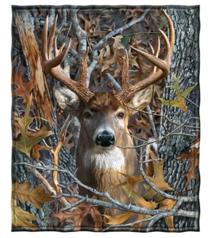 Dawhud Direct Multicolor Fleece Throw Blanket Machine Wash Cold Water One Size 100% Polyester