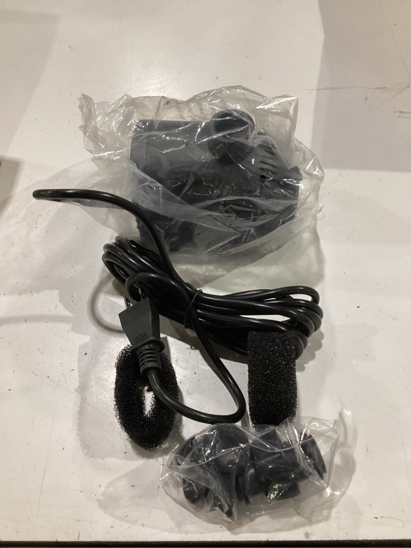 Condition photo showing Good Condition for nfesolar submersible pump, 400gph ultra quiet submersible water pump with dry burning protection 8ft high lift for fountains, hydroponics, ponds, aquariums & more kf205