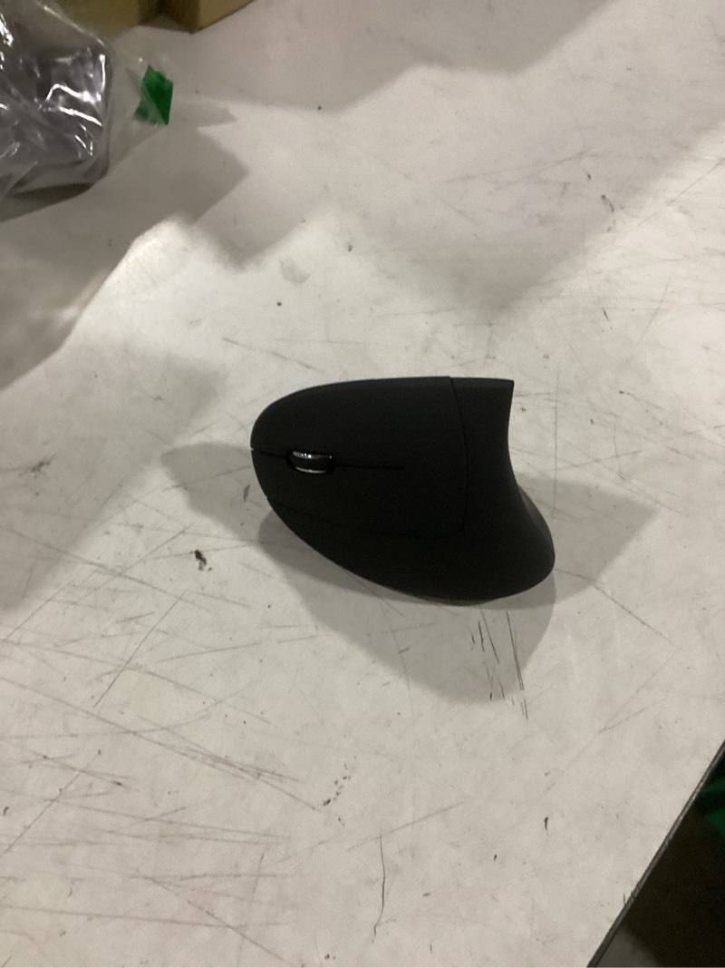 Condition photo showing Good Condition for left handed mouse, 2.4g wireless left handed ergonomic mouse with 800/1200/1600 adjustable dpi, 6 buttons wireless vertical mouse for macbook/laptop/pc/desktop-black