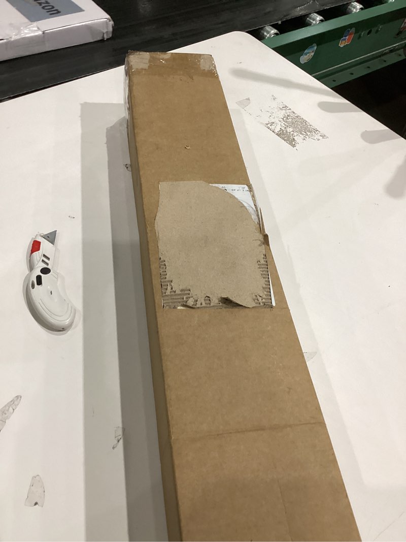 Condition photo showing Good Condition for Curtain Track, Ceiling Curtain Track for Room Divider, Ceiling Mount Rail Set with Roller Hooks, White, 3ft - 6ft white 3ft - 6ft