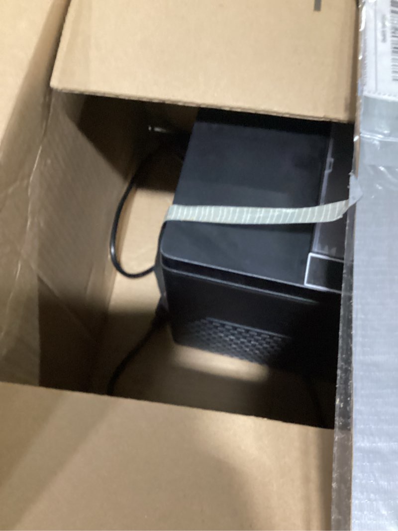 Condition photo showing As Is for ice makers countertop, 9 ice cubes in 6 mins portable ice maker, 2 sizes of bullet ice (s/l) small ice machine for home kitchen camping (raven)