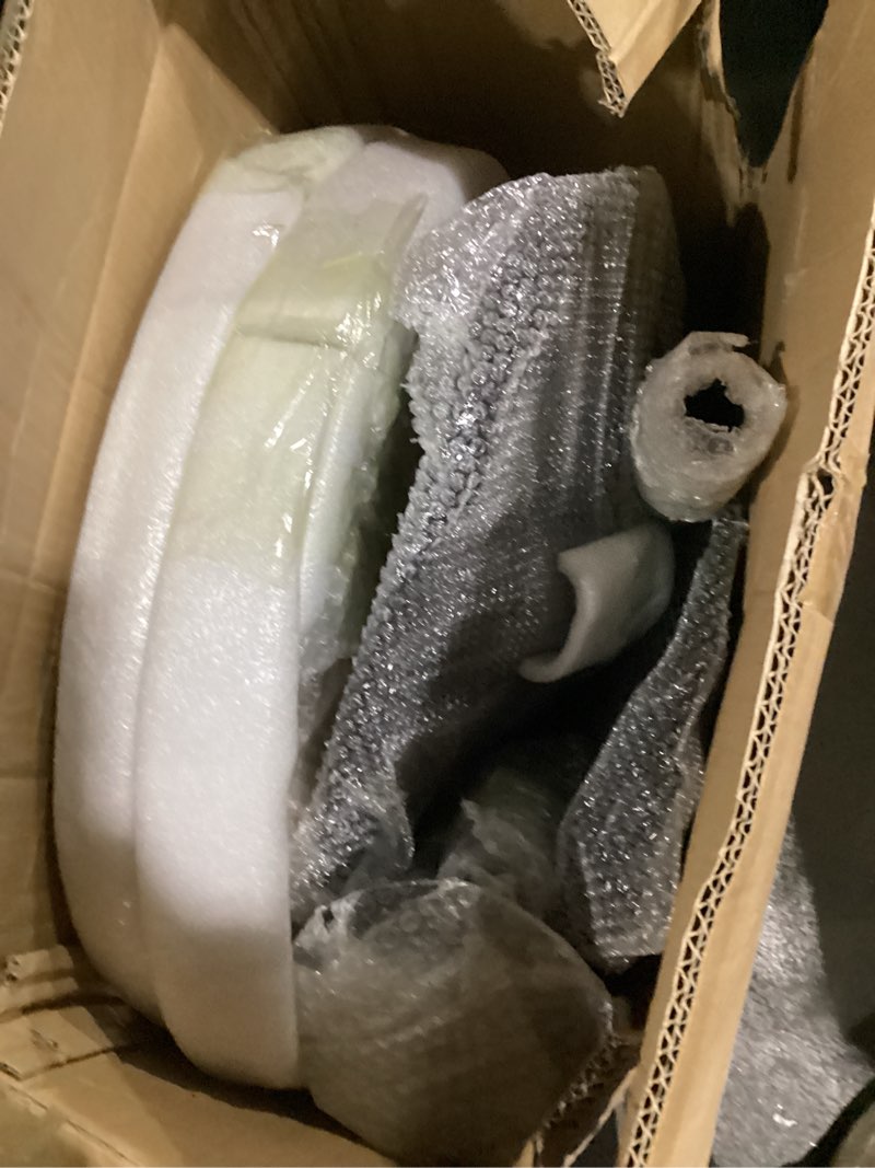 VILAVITA Wood Bistro Pub Table Round Bar Height Cocktail Table, 21.7 Inch Top and 40.5 Inch Height, 