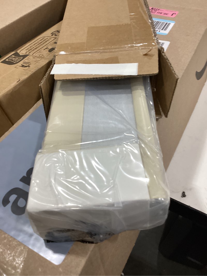 Condition photo showing Good Condition for lazblinds cordless cellular shades, blackout privacy honeycomb shades for home, thermal insulation noise reduction blinds for windows, 32'' w x 64'' h, cream blackout-cream 32'' w x 64'' h