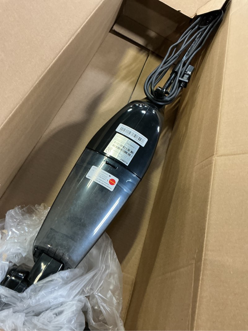 Condition photo showing As Is for eureka blaze stick vacuum cleaner, powerful suction 3-in-1 small handheld vac with filter for hard floor lightweight upright home pet hair, dark black