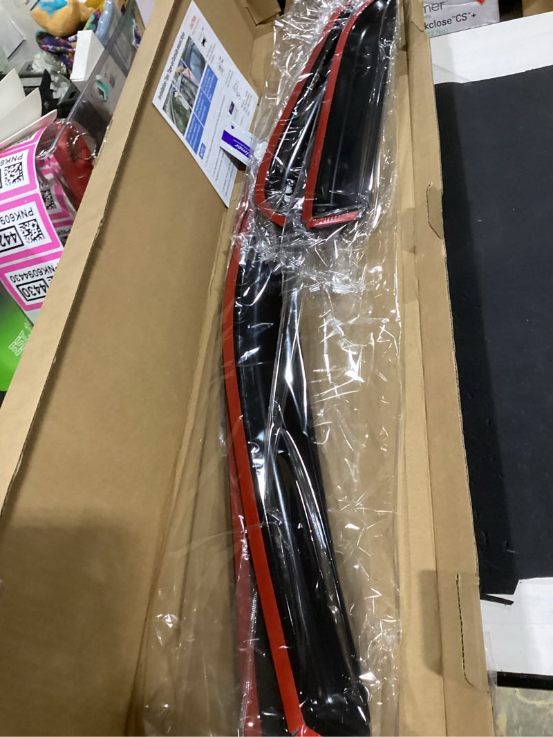 Condition photo showing New/Like New for window visors rain guards for 2004-2014 ford f150 supercab, out-channel window vent wind deflectors visors shades for 04-14 f-150 extended cab 2004-2014 f150 supercab