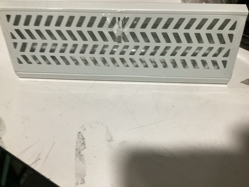 Condition photo showing New/Like New for Blulu 1 Pack 15 Inch Baseboard Register Vent Duct Opening Size Baseboard Vent Covers Heavy Duty Stee