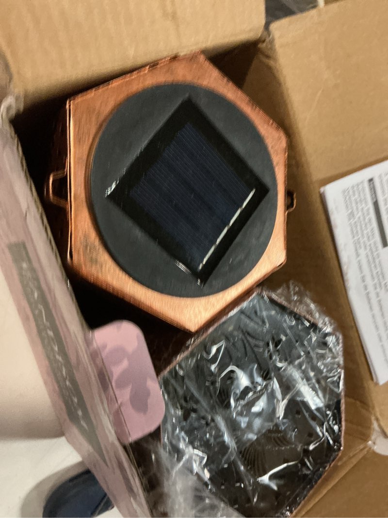 Condition photo showing New/Like New for 2 pack hummingbird solar lanterns outdoor waterproof - mothers day gifts for mom grandma, birthday gifts for women, solar lights outdoor garden decor for outside hummingbird 2pc