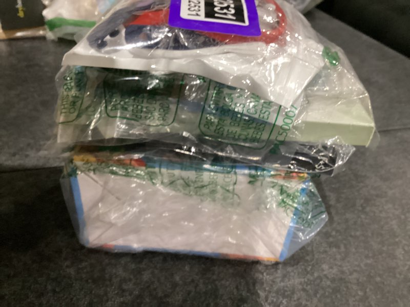 Condition photo showing As Is for packs of several things