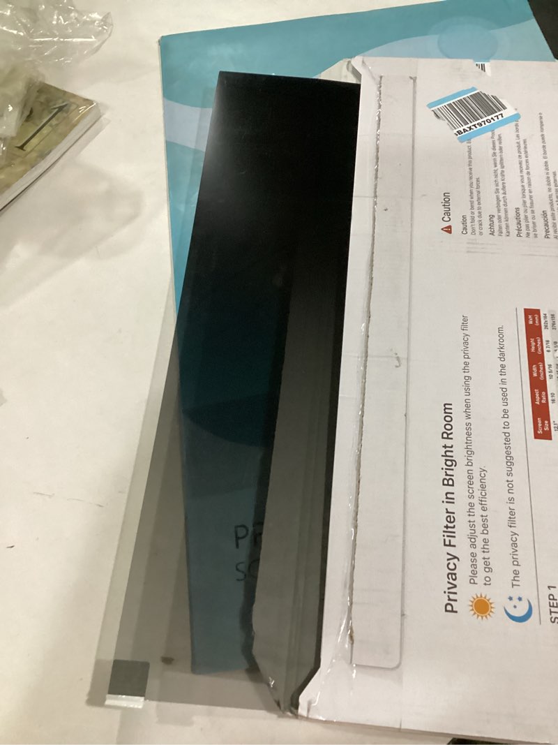 Condition photo showing New/Like New for MOBDIK 22 Inch Monitor Computer Privacy Screen Filter for 16:9 Aspect Ratio, Anti Blue Light, Anti Glare & Spy - 1 Pack