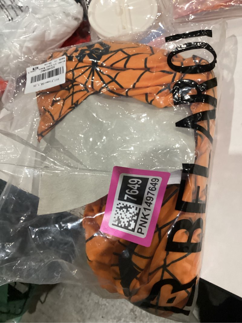 Condition photo showing New/Like New for BELAROI Womens Plus Size Tunic Tops 3/4 Sleeve V Neck T Shirts Basic Tee Loose Blouses with Pocket Hallloween 58 - Orange 2X