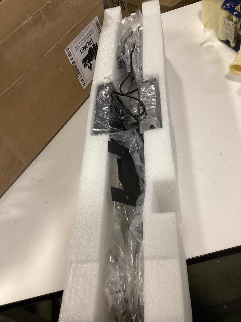 Condition photo showing Good Condition for Battery Operated Wall Sconce with Remote Control,Wall Sconces Set of Two,3000K-6500K LED Wireless Wall Light for Bedroom, Hallway, Living Room, 350°Rotate,26.6 Inch, Nickel(2 Pack) Nickel-9