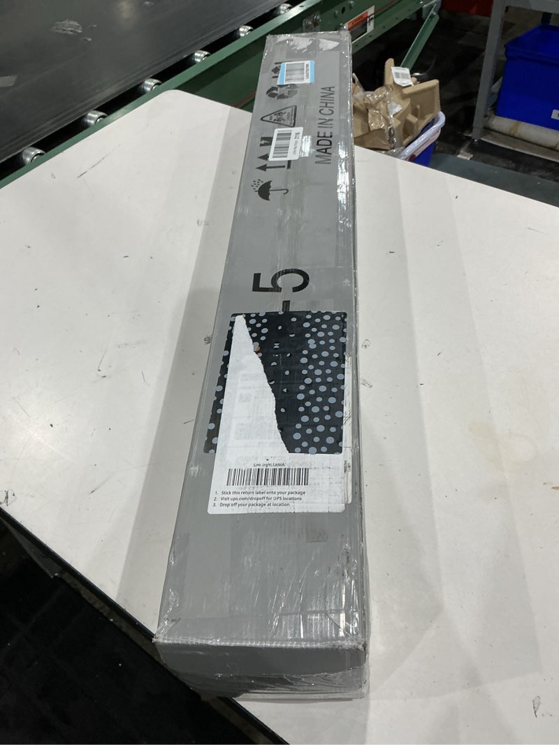 Condition photo showing New/Like New for twin box spring 5 inch low profile heavy duty metal structure with easy clean fabric bed cover, non-slip, noise free, easy assembly twin 5-inch height