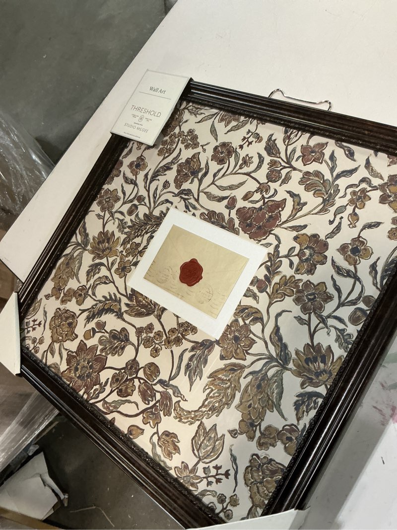 Condition photo showing Good Condition for 16"x16" keepsake envelope framed wall art - threshold™ designed with studio mcgee