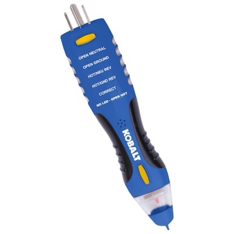 Kobalt Analog Display Voltage tester 250 Amp 1000 -Volt 