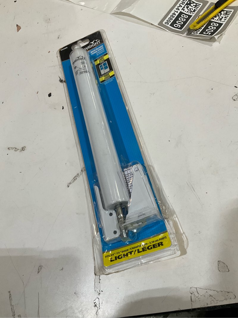 Condition photo showing Good Condition for wright products standard duty pneumatic closer, white v920wh
