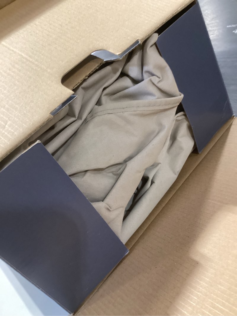 Condition photo showing As Is for style selections tan polyester patio furniture cover for sofa