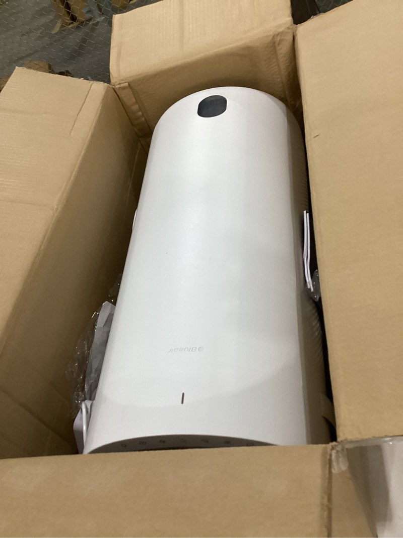 Condition photo showing As Is for NOT TESTED BLUEAIR 2-in-1 Purify + Humidify: Air Purifier and Humidifier with HEPASilent™ and 360° InvisibleMist™ Technology, Top Pour - covers 1,726 sqft in 60 minutes - Perfectly balanced air, one product 2-in-1 Humidifier and Air Purifier