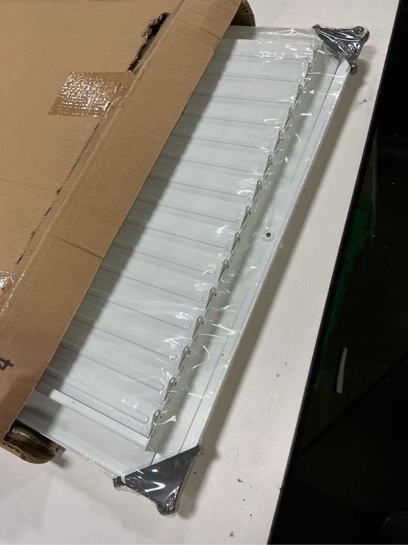 Condition photo showing Good Condition for Handua 16"W x 16"H [Duct Opening Size] 4 Way Fixed Curved Blade Air Supply Diffuser | Register Vent Cover Grill for Sidewall and Ceiling | White | Outer Dimensions: 17.75"W X 17.75"H 16" X 16" 4-WAY