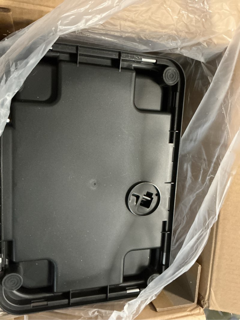 Condition photo showing Good Condition for simpli-magic 50 liter / 13.2 gallon soft-close, smudge resistant trash can with foot pedal and built in filter- stainless steel, sleek finish silver 50l/13.2 gallon