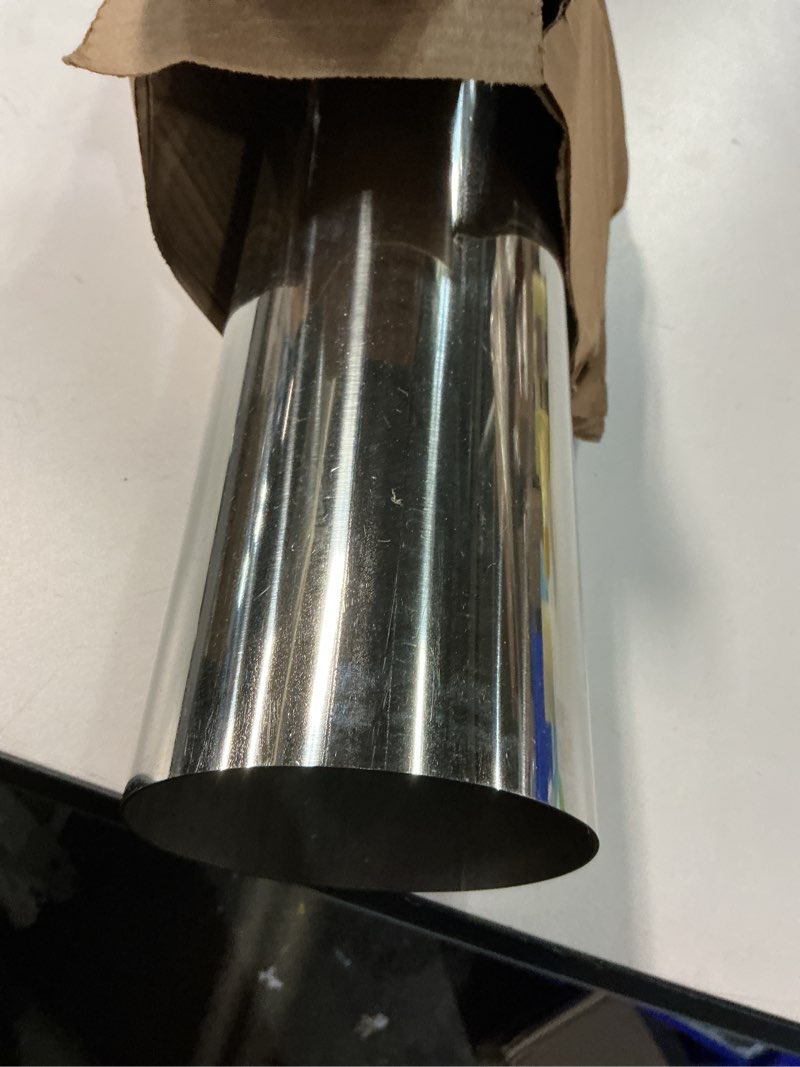Condition photo showing Good Condition for x autohaux straight 4" od 35" length diy custom mandrel exhaust pipe 4 inch tube pipe t304 stainless steel universal fit 4"od-straight-35"