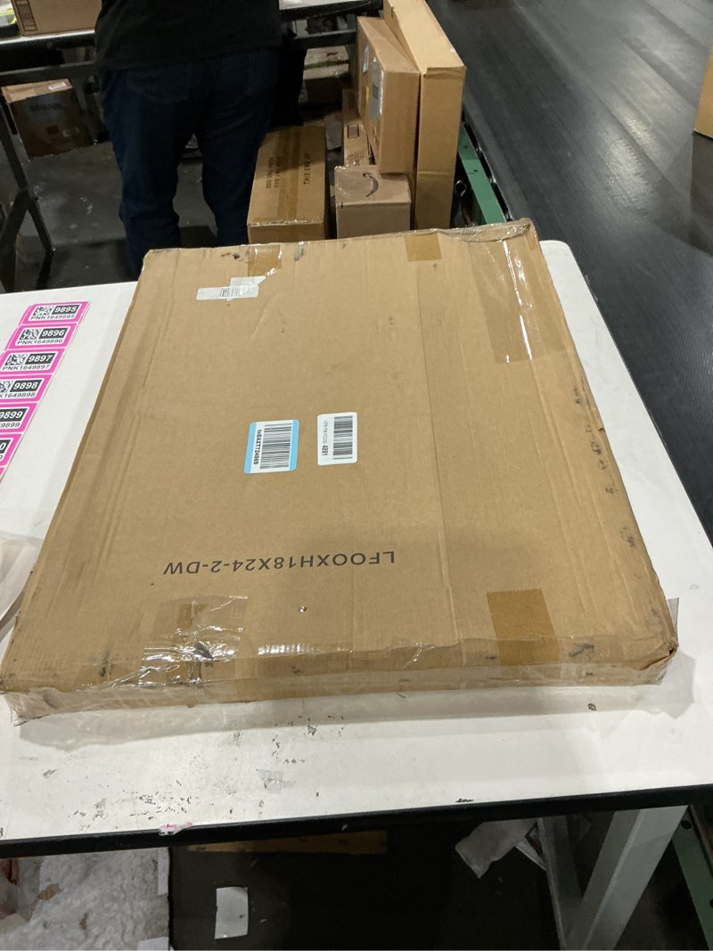 Condition photo showing New/Like New for LUCKYLIFE 18x24 Frame in Distressed White, Gallery Frame for Wall Mounting, 2 Pack Distressed White 18x24