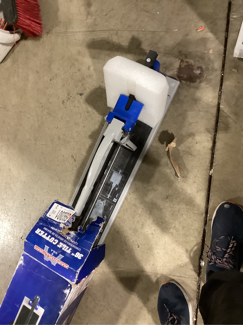 Condition photo showing Good Condition for marshalltown 36-in ceramic tile cutter kit