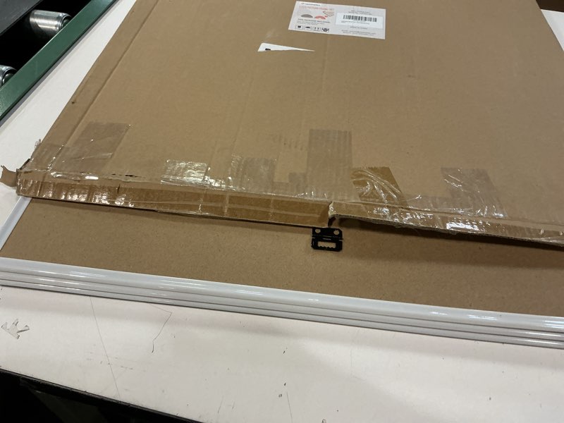 Condition photo showing Good Condition for upsimples 24x36 Poster Frame White 3 Pack, Scratch-Proof Picture Frames 24 x 36 for Photo Gallery - Slide-In Strips, Horizontal or Vertical Wall Mounting White 24x36