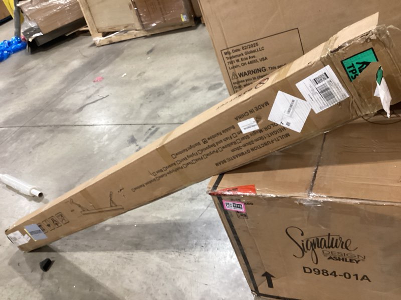 Condition photo showing As Is for Adjustable balane Beam for Kids - 8FT Gymnastics Beam - high and Low Floor Beam for All Gymnastic Levels-Professional Gymnastic Equipment for Home and Gym Center Colorful Bubbles 7"-17"